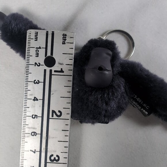 RARE Kipling FRANKI Navy Blue Monkey Keychain Keyring Deep Purple Plush LIMITED - Picture 9 of 9